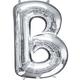 Giant Silver Ampersand Balloon 30in x 38in